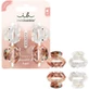 AMBITAS Invisibobble Clipstar Petit Bijoux Mini Clammer 4 Pieces