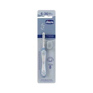 CHICCO Cepillo de Dientes Primera Leche De 6 a 36 Meses, azul