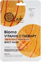 NATURA SIBERICA Biome Vitamin C Therapy Sheet Mask Gesichtsmaske für Glanz 1 Stück