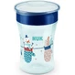 NUK Magic Cup Training Cup mit Lippe & Deckel Snow 8m+ 230ml 10.255.443 - Blau