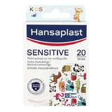 HANSAPLAST Kids Gevoelige Dieren - Kinderstickers met Favoriete Dierenfiguren 20 Stuks