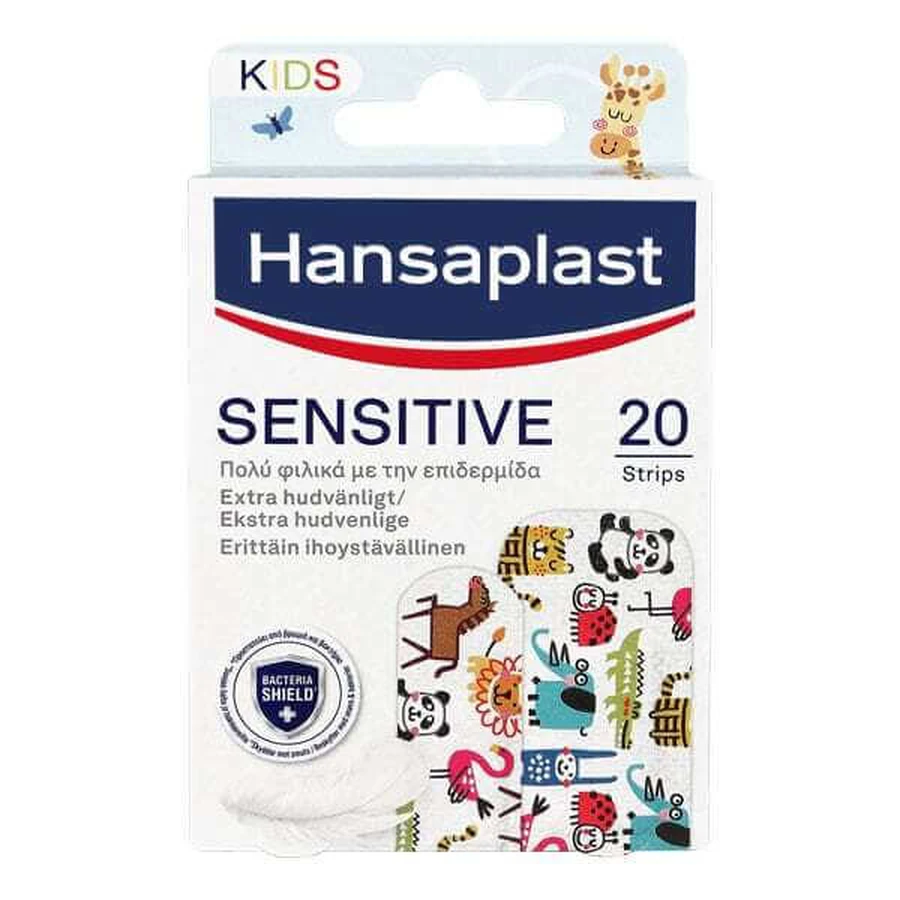 HANSAPLAST Kids Gevoelige Dieren - Kinderstickers met Favoriete Dierenfiguren 20 Stuks