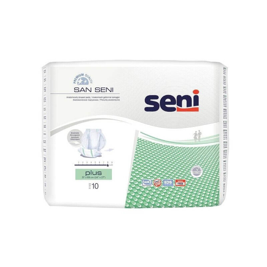 Comprar Compresas para la incontinencia San Plus, 10 unidades, Seni Compresas para la incontinencia San Plus, 10 unidades, Seni