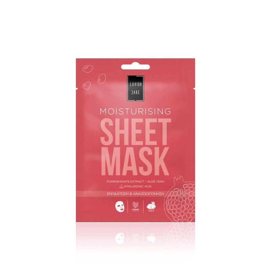 LAVISH CARE Sheet Mask Moisturising Rich me Moisturising Face Mask 25g (Red)
