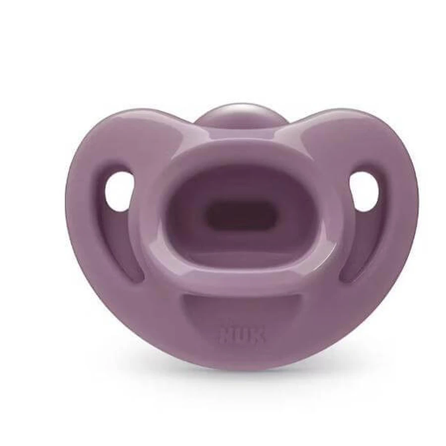 Sucette en silicone souple NUK First Choice pour 0-6 mois Rose