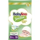 BABYLINO Cotton Soft Midi No.3 (4-9 kg) Absorbent &amp; Certified Friendly Baby Diapers 56 Pieces