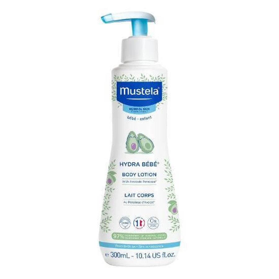 MUSTELA Bebe Hydra-Bebe Lait Corps Leche Corporal Hidratante, 300ml