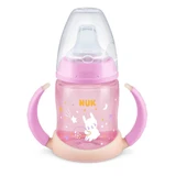 Nuk First Choice Training Bottle with Nozzle Night Blue 6m+ 150ml In Various Colors - Pink