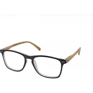 EYELEAD E211 Gafas Presbicia Negro Con Brazo De Madera Rojo 4.00