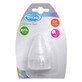 Set of 2 silicone teats blister 0+ TR-2011006