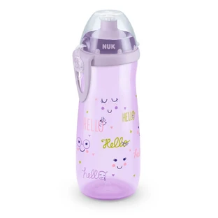 NUK Sports Cup Push-Pull 36m+ 450ml en varios colores - Morado
