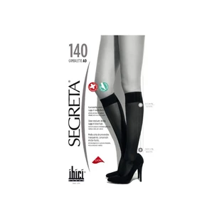 SEGRETA Bottom Knee Pants 140 Den Nero