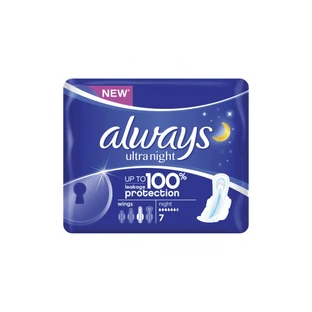 Servilletas aladas ALWAYS Ultra Night x7