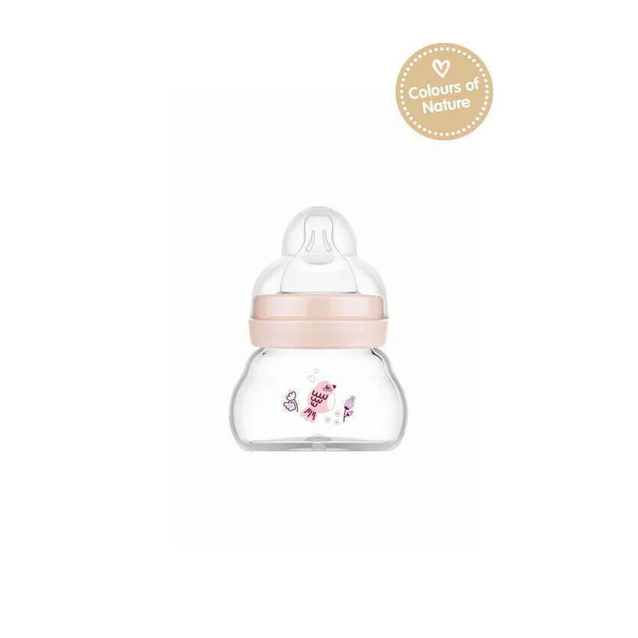 MAM Bottle Matt Feel Good Glasflasche mit Silikoneinlage, ab 0 Monaten 382SG 90ml