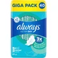 ALWAYS Ultra Normal Plus Maandverband met Vleugels Normale Maat Voor Onmiddellijke Absorptie & Geurverwijdering 40 Stuks