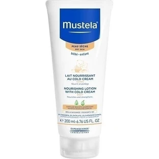 MUSTELA Bebe Lotion nourrissante avec Cold Cream Baby Crème hydratante pour le corps pour les peaux sèches 200ml