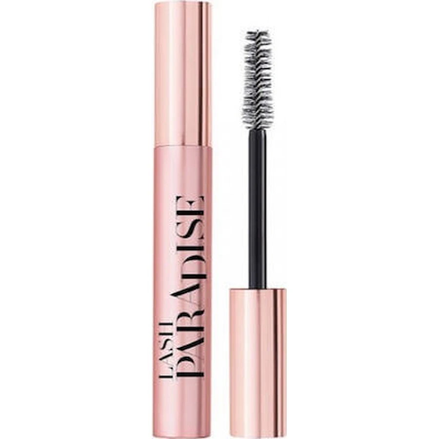LOREAL Máscara de pestañas Lash Paradise Máscara para pestañas con volumen intenso y longitud espectacular, negro intenso 6,4ml