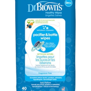 DR BROWN'S Lingettes de nettoyage pour la plume et la gorge 40 pièces HG 040