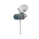 NAVA Bouchon de remplacement avec paille We Care Blue-Diablo (10-113-021)