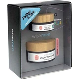 WISE MEN Father & Son Hairstyling Box with Hair Velvet Pomade Strong Hold Men's Pomade 100ml & Kids Velvet Pomade Kids Pomade 30ml