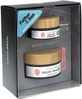 WISE MEN Estuche de peluquería para padre e hijo con pomada de fijación fuerte para hombre Velvet Pomade 100ml y pomada de fijación fuerte para niños Velvet Pomade 30ml