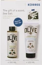 KORRES Promo Pure Greek Olive Sea Salt Shower Gel 250ml &amp; Body Moisturizing Emulsion 250ml