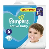 PAMPERS Active Baby Giant Pack No 6 (13-18Kg) 56 Pieces
