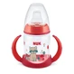 NUK First Choice Learner Trainingsfles Met Twee Handvatten & Zacht Siliconen Tuitje Voor 6-18 Maanden 150ml 10.743.943 - Rood