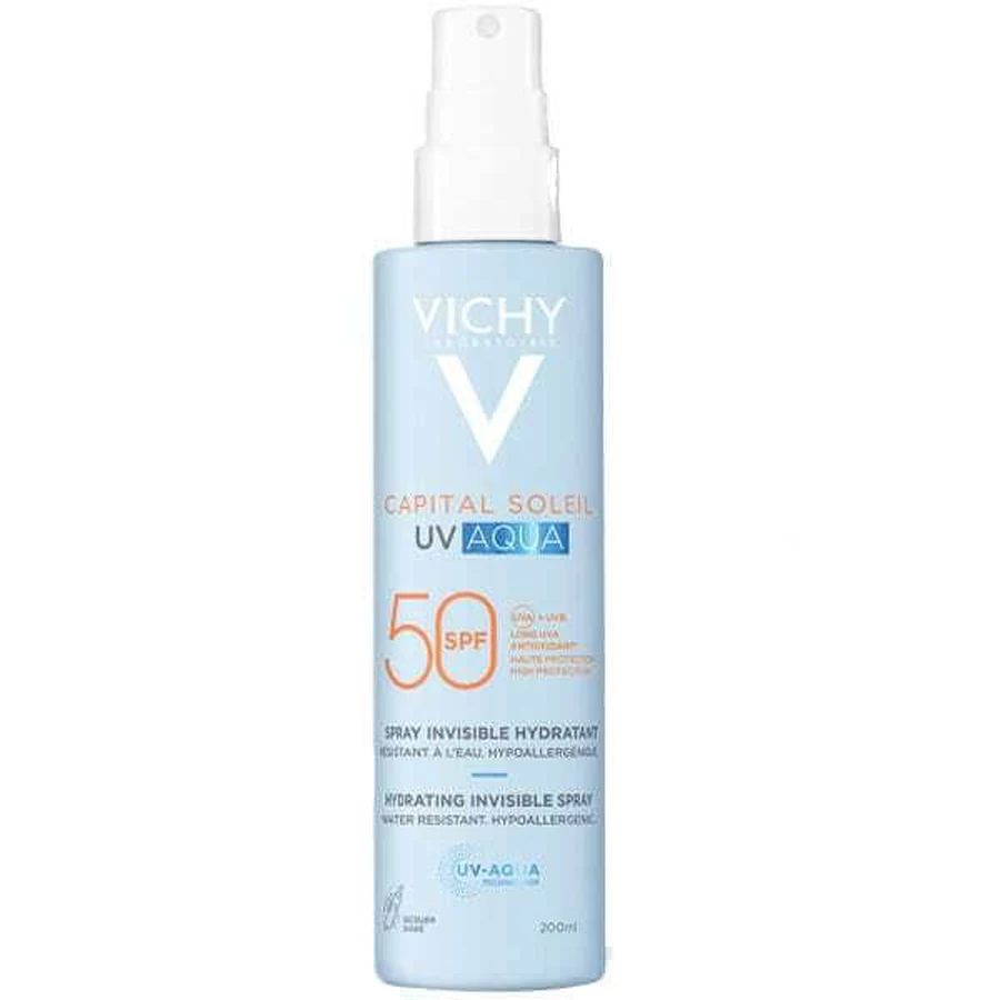 VICHY Capital Soleil UV Aqua Sunscreen Body Spray SPF50, 200ml
