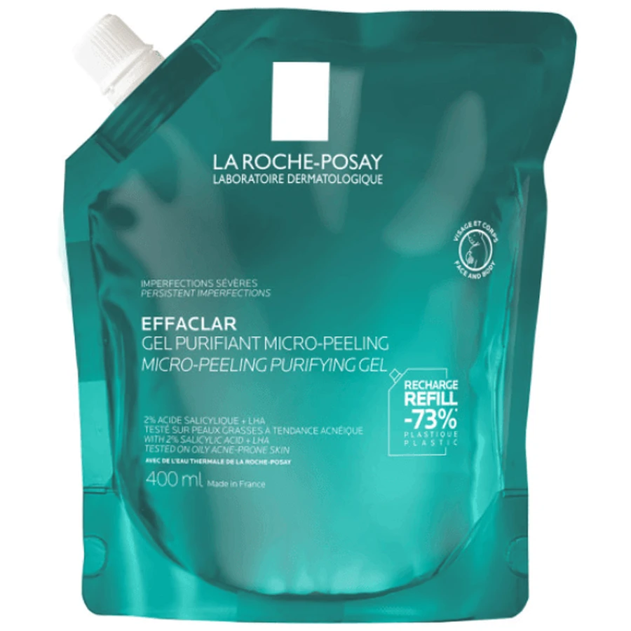 LA ROCHE POSAY Effaclar Micro - Peeling Gel Purificante Recambio 400ml