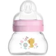 MAM Biberón de vidrio Feel Good con tetina de silicona para 0+ meses 90ml