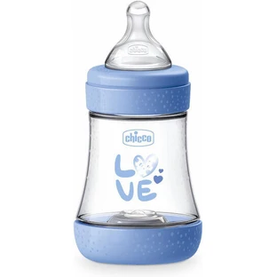 CHICCO Plastic Fles Met Siliconen Speen Voor 0+ Maanden 150ml