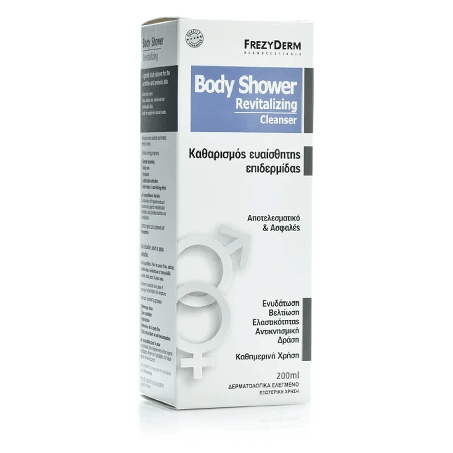 FREZYDERM Body Shower Revitalizing Cleanser Körperreinigungsmittel für empfindliche Haut 200ml