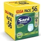 SANI Sensitive Pants Ropa interior elástica para incontinencia Large No3 GIGA PACK 56 Piezas