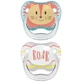 DR BROWN'S Fopspeen PreVent Orthodontisch voor 0-6 Maanden Blauw met Diertjes, 2 stuks PV 12015