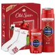 OLD SPICE Xmas Promo Voetballer Captain Deodorant Stick, 50ml & Douchegel & Shampoo, 250ml & Geschenksokken