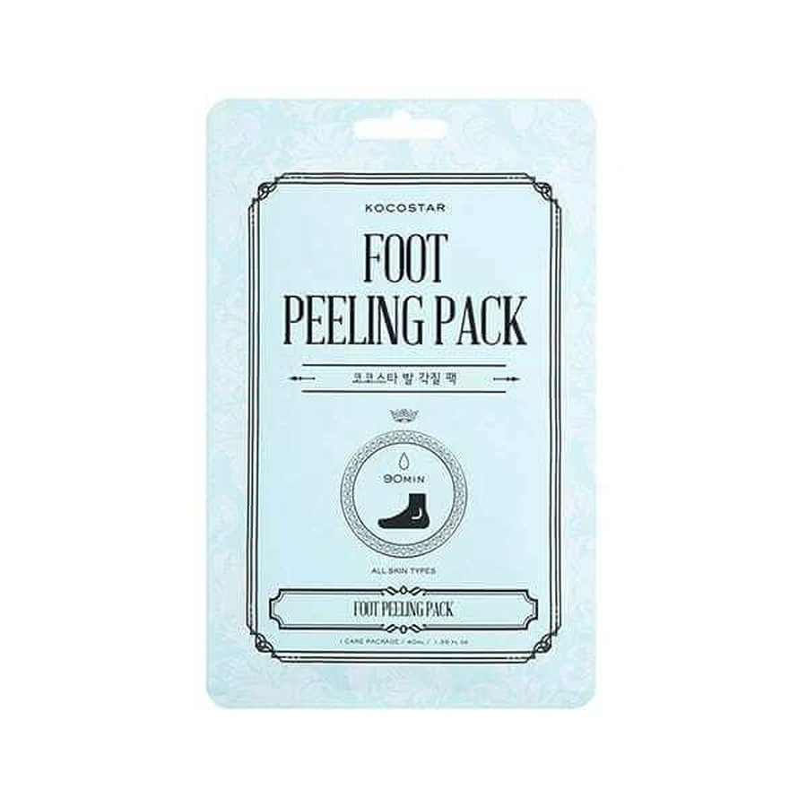 KOCOSTAR Foot Peeling Pack Mascarilla Exfoliante para Pies 1 Par