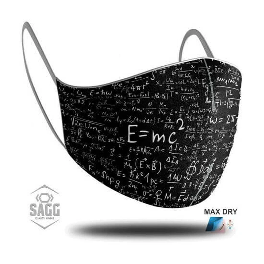 SAGG Children's Fabric Mask Maths 6-12 Years