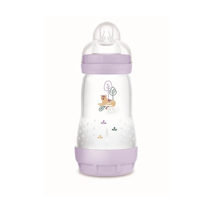 MAM Kunststoffles Easy Start Antikoliek met Siliconenvoering 2+ Maanden 260ml [351SGc].