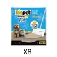 RISPET Lingettes sèches pour sols (8 paquets de 20 pièces) 160 pièces