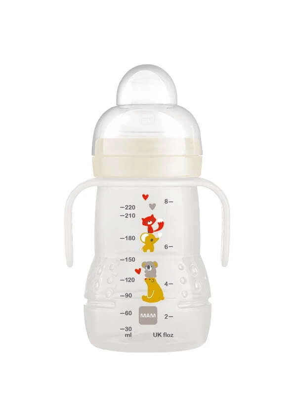 MAM Transition Bottle Trainer With Nipple & Mouthpiece 4+ Months 450U…