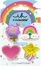 AMBITAS Invisibobble Clipstar Kids Happy World Pinza para el pelo para niños En varios diseños 4 piezas