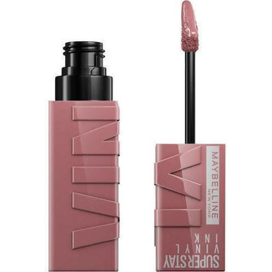 MAYBELLINE Super Stay Ink Crayón Líquido con Acabado Vinílico para Labios con Color Intenso 110 Awestruck 4.2gr