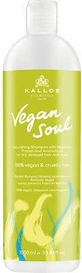 KALLOS Shampoo Vegan Soul Nourishing Nourishing Shampoo for Dry Hair 1000ml