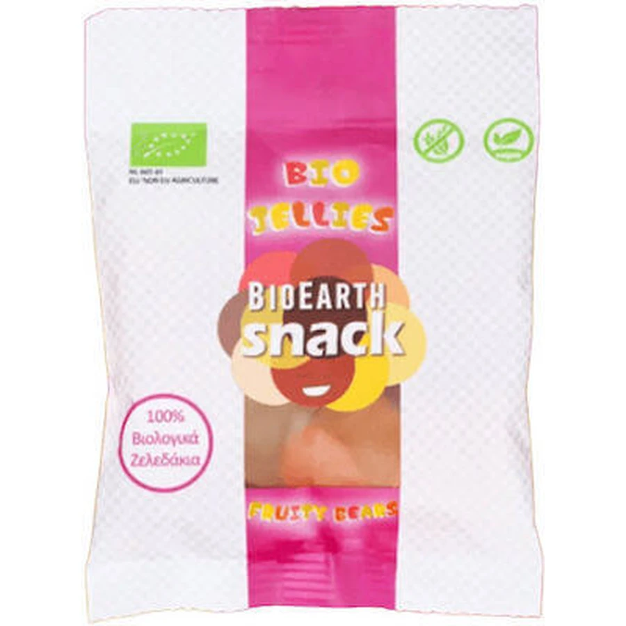 BIOEARTH Bio Gelatine Fruity Bears Gelatine al gusto di frutta 55gr