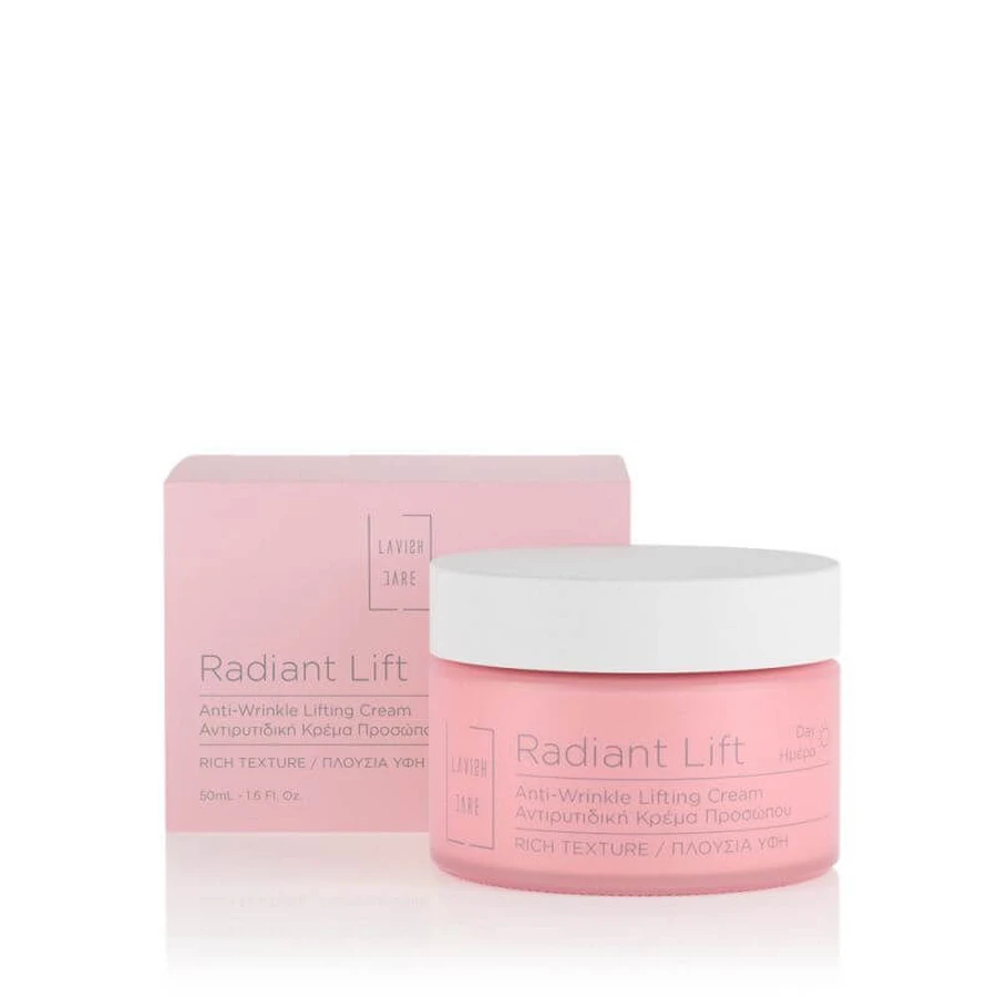 LAVISH CARE Radiant Lift Crema Antiarrugas Lifting Textura Enriquecida Crema Facial Reafirmante y Antiedad Textura Enriquecida 50ml