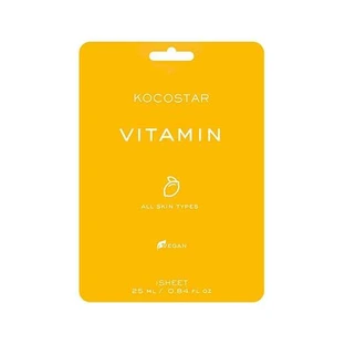 KOCOSTAR Vitamin Face Mask Infused Facial Revitalizing & Glowing Mask 25ml