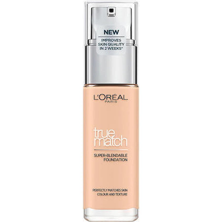 LOREAL True Match Super Blendable Foundation-Moisturizing Liquid Make Up 30ml 1N Ivory