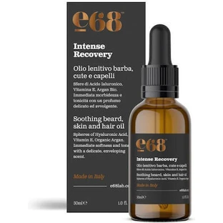 E68 Intense Recovery Kalmerende Baard-, Huid- & Haarolie voor Heren 30ml