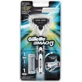 GILLETTE Machine à raser Mach 3 Rasage plus profond sans rougeurs 1 machine & 2 pièces détachées